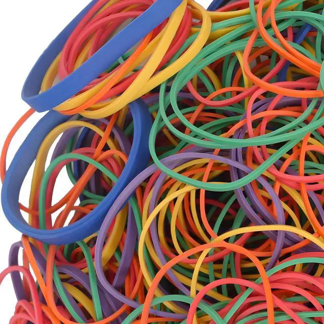 Alt view image 7 of 7 - Rubber Bands Assorted Sizes 0.5 lb Bag Strong Elastic Bands for Home, Office, School, Crafts & Organizing