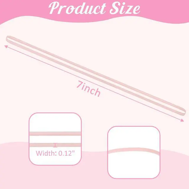 Alt view image 3 of 7 - 120 Pcs Long Rubber Bands, Morandi Colors, Assorted Colors Heavy Duty, Premium Rubber Bands Office Supplies, Home, Kitchen and Office, 7x1/8 Inches