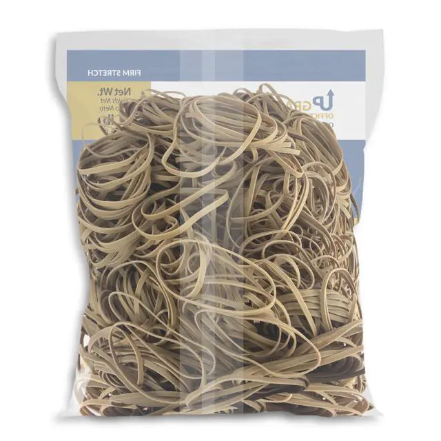 Alt view image 4 of 7 - Rubber Bands, Size #33 (3-1/2 x 1/8 Inch), Approx. 600 Count, 1 lb Bag, Made in USA
