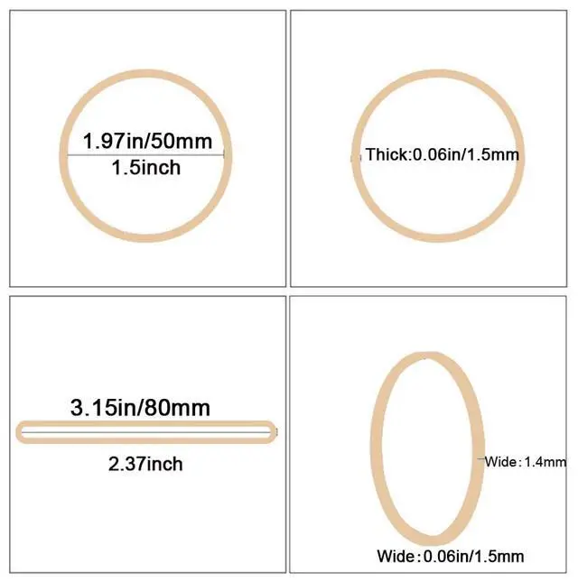 Alt view image 2 of 6 - Rubber Bands Size 19 Beige 500pcs Elastic Rubber Band for Office Supplies | Rubber Bands Heavy Duty Small Strong for Home Office