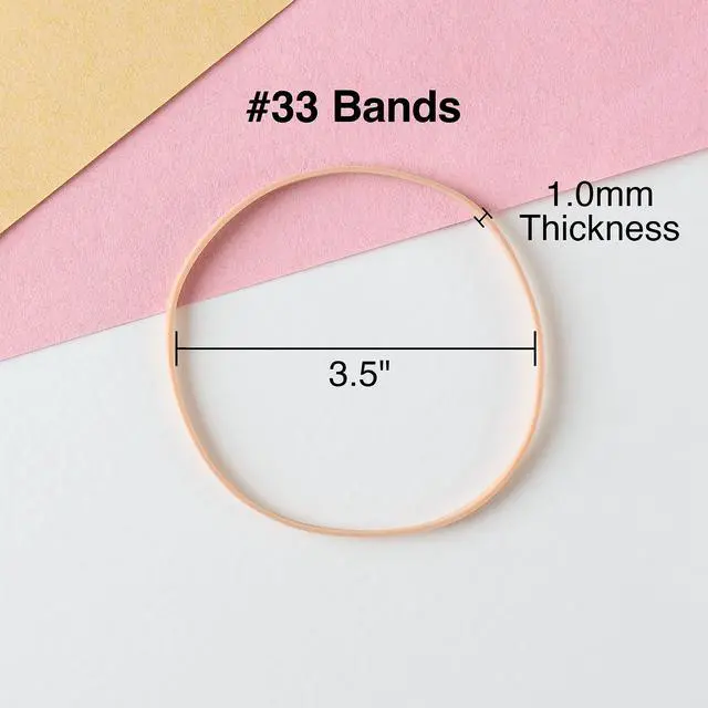 Alt view image 2 of 6 - Rubber Bands #33, 1/4 lb. Bag, Economy Office Bands | Great for bundling documents, mail, folders, and small office supplies.