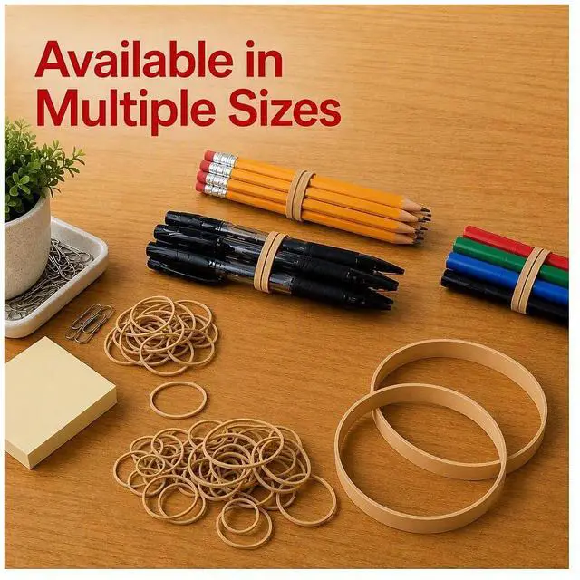 Alt view image 5 of 6 - Rubber Bands #33, 1/4 lb. Bag, Economy Office Bands | Great for bundling documents, mail, folders, and small office supplies.