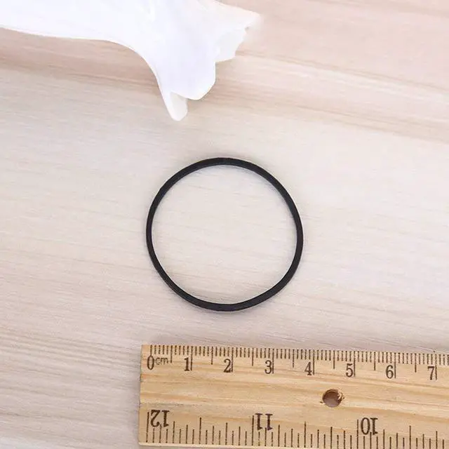 Alt view image 6 of 6 - Rubber Bands 300pcs Black Small Rubber Bands for Office School Home size16 Elastic Band