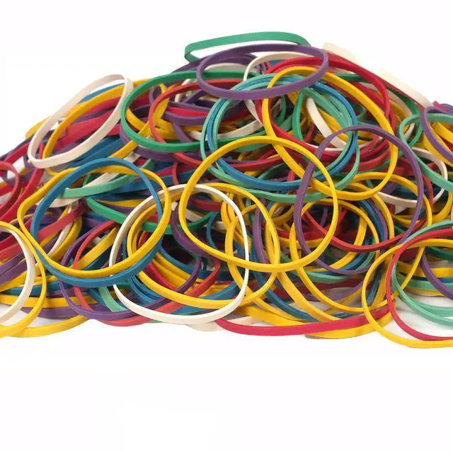 Alt view image 4 of 5 - Rubber Bands Ball 2 Pack Size #32 300 Pcs for Office Supplies | Strong Heavy Duty Elastic Band For School Home
