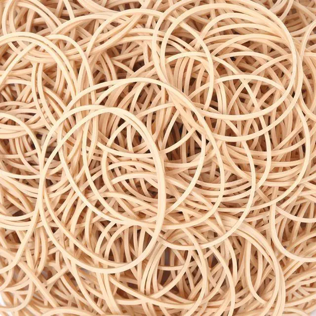 Alt view image 5 of 6 - Rubber Bands Size 19 Beige 500pcs Elastic Rubber Band for Office Supplies | Rubber Bands Heavy Duty Small Strong for Home Office