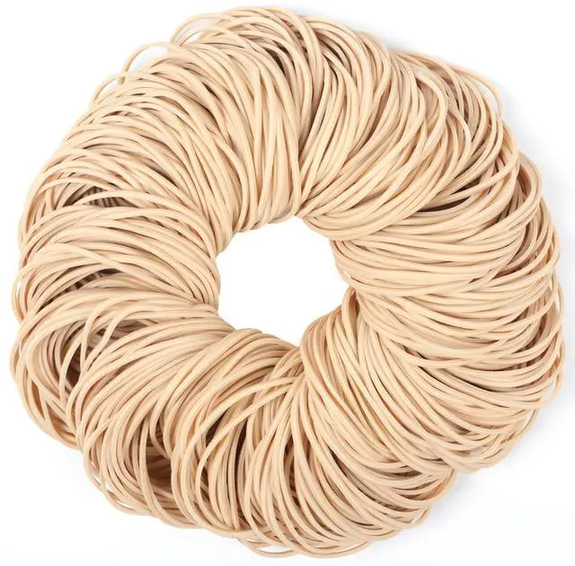 Main image of Rubber Bands Size 19 Beige 500pcs Elastic Rubber Band for Office Supplies | Rubber Bands Heavy Duty Small Strong for Home Office