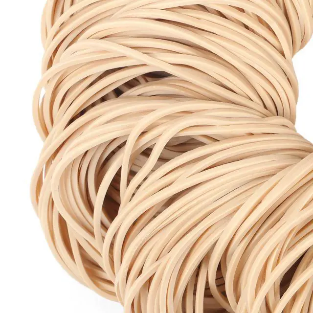 Alt view image 6 of 6 - Rubber Bands Size 19 Beige 500pcs Elastic Rubber Band for Office Supplies | Rubber Bands Heavy Duty Small Strong for Home Office