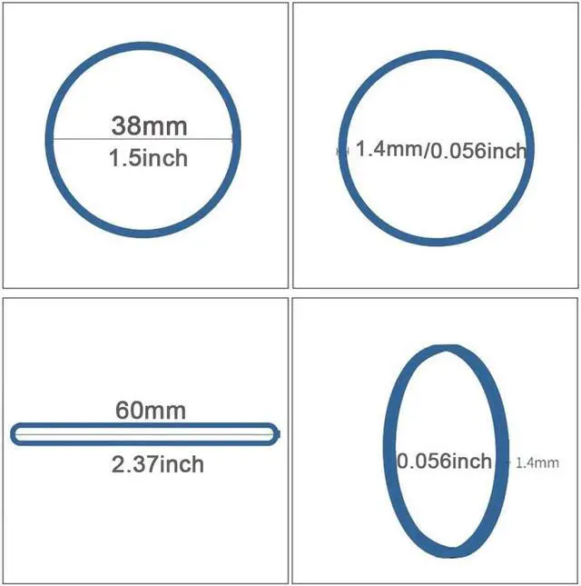 Alt view image 3 of 5 - Rubber Bands Size 16 Elastic Rubber Band Strong Small 600 Pcs | Rubber Bands for office supply home Package Household