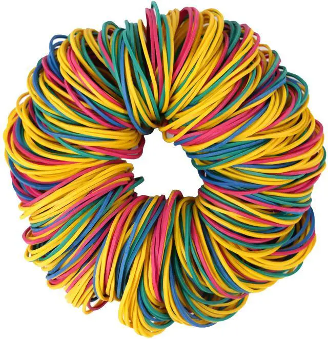 Main image of Rubber Bands Size 16 Elastic Rubber Band Strong Small 600 Pcs | Rubber Bands for office supply home Package Household