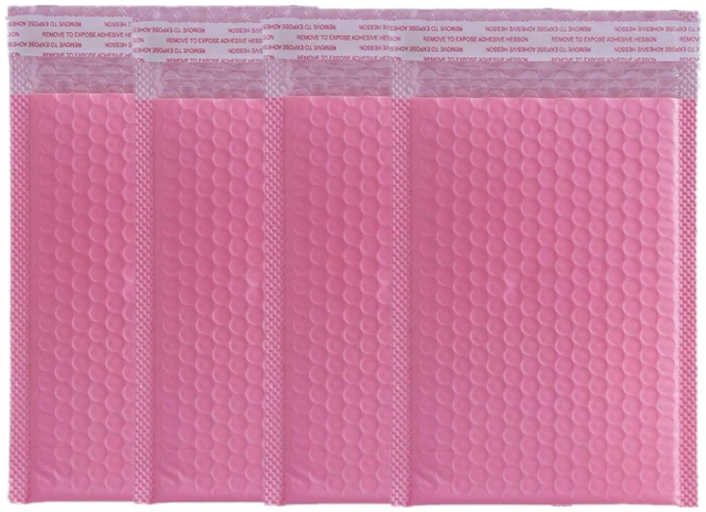 Main image of Bubble Mailers 4x6 Inch 12 Pack Small Padded Envelopes Bags (Pink) | Poly ,Thicken ,Padded Self Seal Envelopes,for Shipping and Packaging