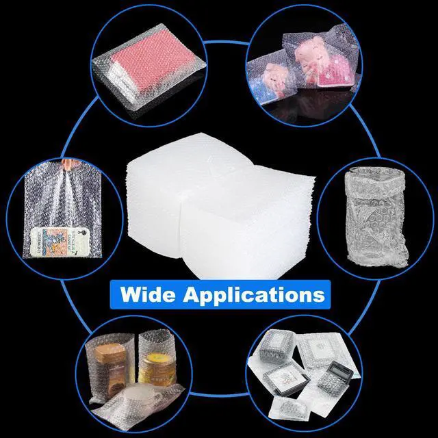 Alt view image 7 of 7 - 30PCS 8x10" Bubble Pouches, Clear Double-Wall Shockproof Protective Bags | Double-Wall Thickening for Superior Cushioning,Shockproof,Lightweight,Ideal for Moving,Shipping, Packing