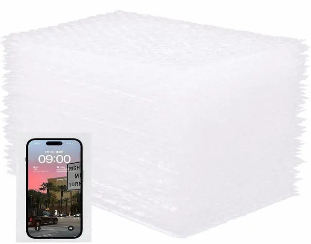 Main image of 25PCS 6x10" Clear Bubble Pouches Wrap,Double Wall Cushioned Wrap,Shockproof | Double-Wall Thickening for Superior Protection,Lightweight,Durable,for Fragile Items,Electronics,Glasses,plate