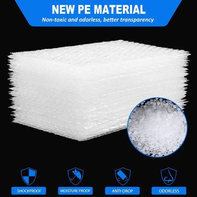 Alt view image 4 of 7 - 30PCS 8x10" Bubble Pouches, Clear Double-Wall Shockproof Protective Bags | Double-Wall Thickening for Superior Cushioning,Shockproof,Lightweight,Ideal for Moving,Shipping, Packing