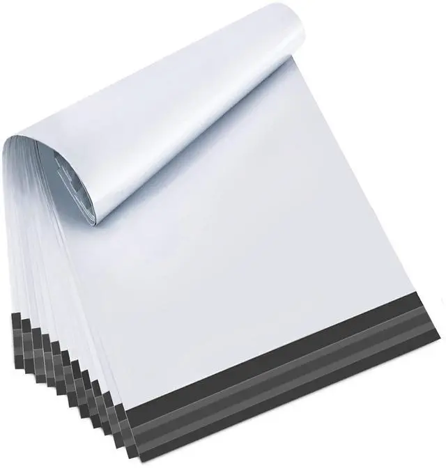 Main image of White Poly Mailers 6x9in 100Pcs, Shipping Bag for Small Business, Mailer Bags for Clothing, Self Strong Adhesive Mailing Envelopes for Package Suppliers, Flexible Secure Tear Resistant Postal Bag