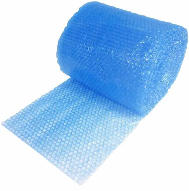 Main image of 30-Feet Roll Blue Bubble Small 3/16" Wrap x 12" Wide (BUBBSMA30BLU)