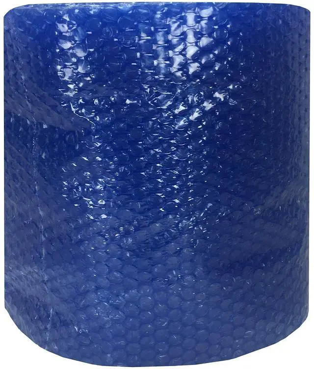Alt view image 6 of 7 - 30-Feet Roll Blue Bubble Small 3/16" Wrap x 12" Wide (BUBBSMA30BLU)