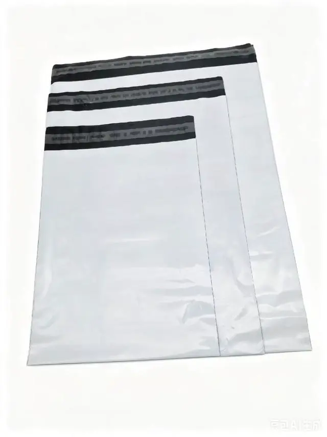 Alt view image 3 of 7 - Poly Mailers,Shipping Bags 10x13,12.5x16,15x19 Inch 21 Pcs(7 per Size) | White Mixed Size Self-Sealing Waterproof Plastic Packaging Bags