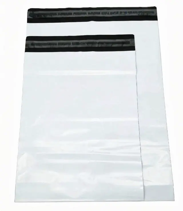 Alt view image 6 of 7 - Poly Mailers,Shipping Bags 10x13,12.5x16,15x19 Inch 21 Pcs(7 per Size) | White Mixed Size Self-Sealing Waterproof Plastic Packaging Bags