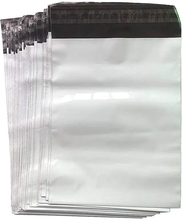 Alt view image 7 of 7 - Poly Mailers,Shipping Bags 10x13,12.5x16,15x19 Inch 21 Pcs(7 per Size) | White Mixed Size Self-Sealing Waterproof Plastic Packaging Bags