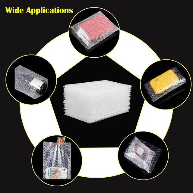 Alt view image 7 of 7 - 25PCS 8x10" Bubble Pouches,Clear Bubble Out Bags,Double Wall Shockproof | Tear-Resistant,Not Self-Seal,Lightweight,Protection,Ideal for Packing, Moving,Shipping