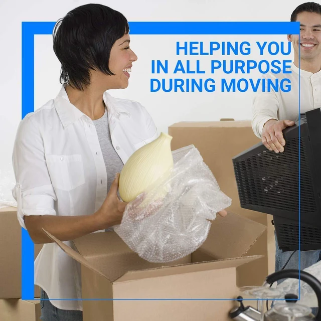 Alt view image 6 of 6 - Bubble Cushioning Wrap Rolls, 3/16" x 12" x 15' ft Total, Perforated Every 12" for Packaging, Shipping, Mailing