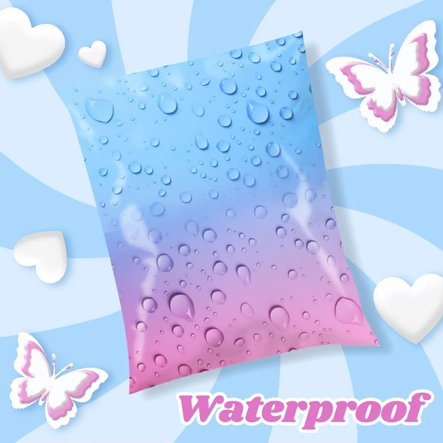 Alt view image 4 of 7 - Cute Poly Mailers 10x13" 20pc Small Shipping Bags Self Seal | Strong Adhesive Mailers Poly Bags for Small Business, Colored Mailing Shipping Envelopes for Clothes Gifts, Gradient BluePink
