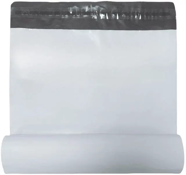 Main image of White Poly Mailers 15x18.5 inches Packaging Bags 10 Pack | Self Sealing Shipping E-Commerce Waterproof Bags for Apparel and Non Fragile Items