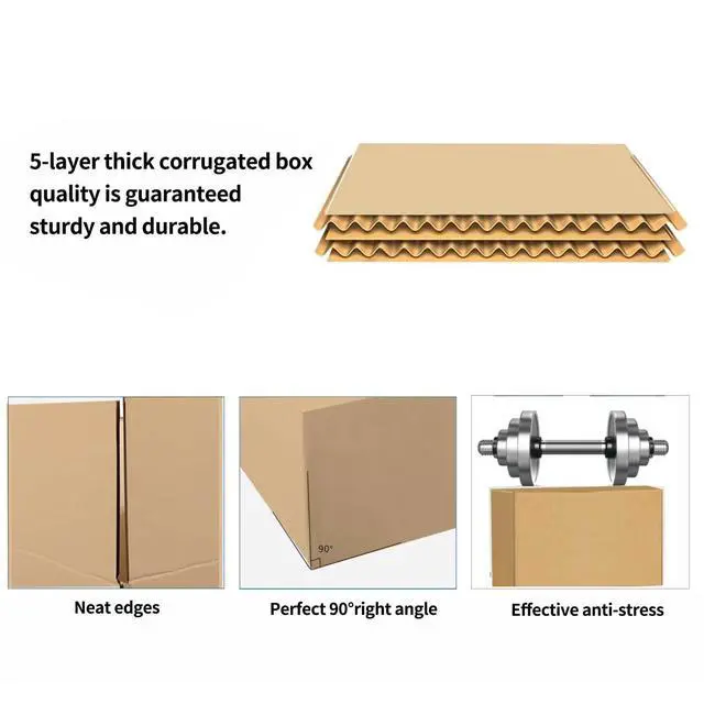 Alt view image 3 of 7 - Shipping Boxes,8x6x6 Small Shipping Boxes,Each shoe boxes cardboard.