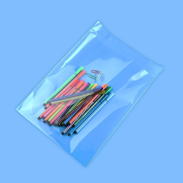 Alt view image 6 of 7 - 100 Count - 8" x 10" Self Sealing Cellophane Bags - Clear Cello Resealable Plastic Poly Bags for Art Prints, Packaging, Photo, Jewelry