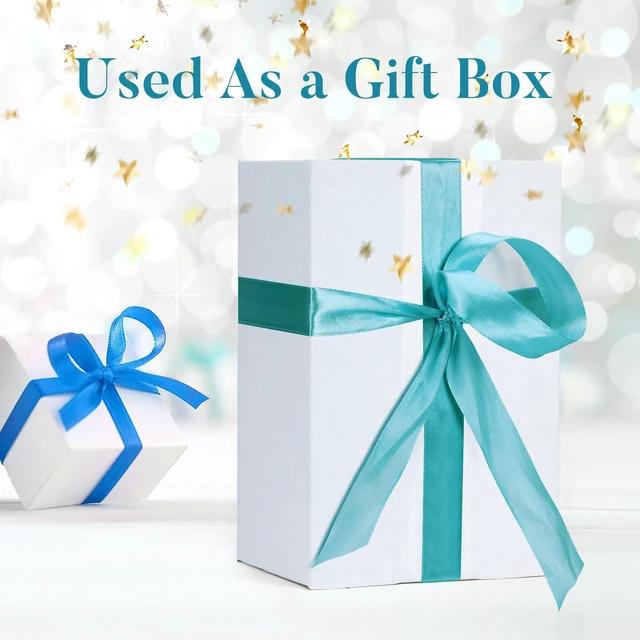 Alt view image 5 of 6 - Small Shipping Boxes 10x7x5 Set of 6 White Corrugated Cardboard, Box for Packaging Small Business Mailing Moving Gifts Wrap, Easy Assemble