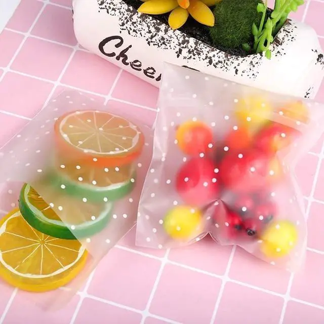 Alt view image 4 of 7 - Self Adhesive Cookie Cellophane Treat Bags with Seal 4x4 Inches, 4 Mils Self Sealing Resealable Plastic Packaging Bags with Thank You Labels for Gift Giving Party Favor Bakery Candy Chocolate 100 Pcs