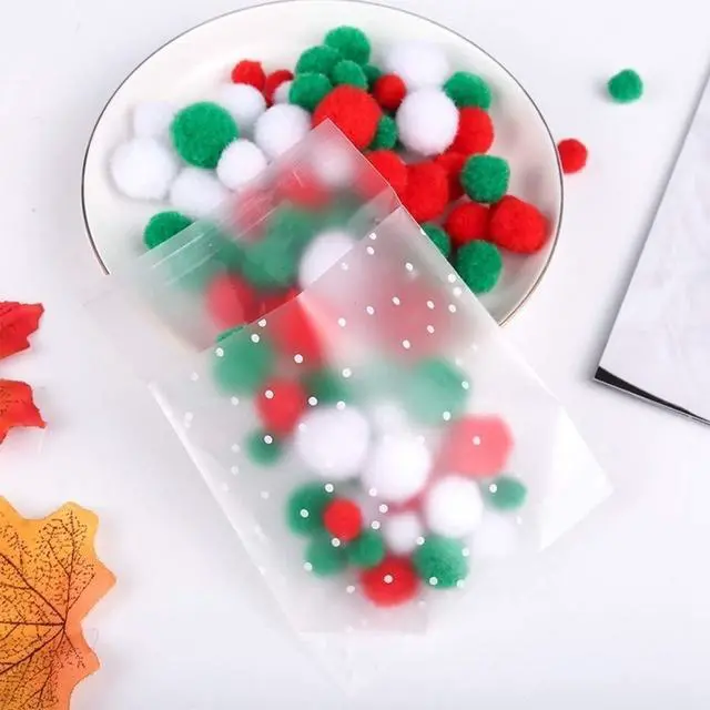 Alt view image 6 of 7 - Self Adhesive Cookie Cellophane Treat Bags with Seal 4x4 Inches, 4 Mils Self Sealing Resealable Plastic Packaging Bags with Thank You Labels for Gift Giving Party Favor Bakery Candy Chocolate 100 Pcs