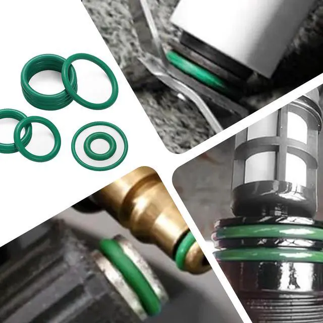 Alt view image 6 of 6 - Lonuxi 270PCS Seal Gasket Washer, Car Air Conditioning AC O Ring Kit, Seal O-Ring Assortment Kit, Universal Vehicle Repair Tool for Door, Window, Home Appliances (Green)