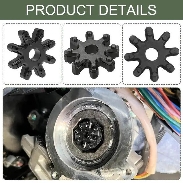 Alt view image 3 of 7 - 2PCS Flexible Steering Coupler, Steering Coupling Replacement | 56315-2K000FFF Coupling Replacements, Automobile Repair Tool Kit Compatible with Hyundai Sonata Elantra Santa Fe Azera Optima