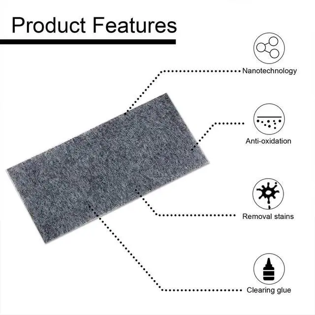 Alt view image 2 of 7 - ANFTDCO 5PCS Nano Sparkle Cloth Car Scratch Remover, Multi-Purpose Magic Nanosparkle Wipe Cleaning Cloth to Remove Light Scratch, Auto Scratches Nano Fix Repair Tool, Universal for Vehicles