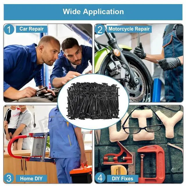 Alt view image 3 of 7 - 150Pcs Universal Cable Tie Buckle, Upgraded T Style Nylon Automotive Zipper Clips, Heavy Duty Grip Auto Lock Ties for Car Daily Repair, Garden, Office
