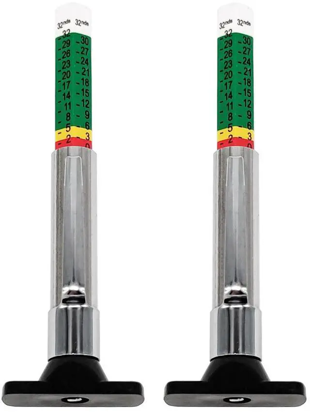 Main image of Newkita Tire Tread Depth Gauge, 2 Pack