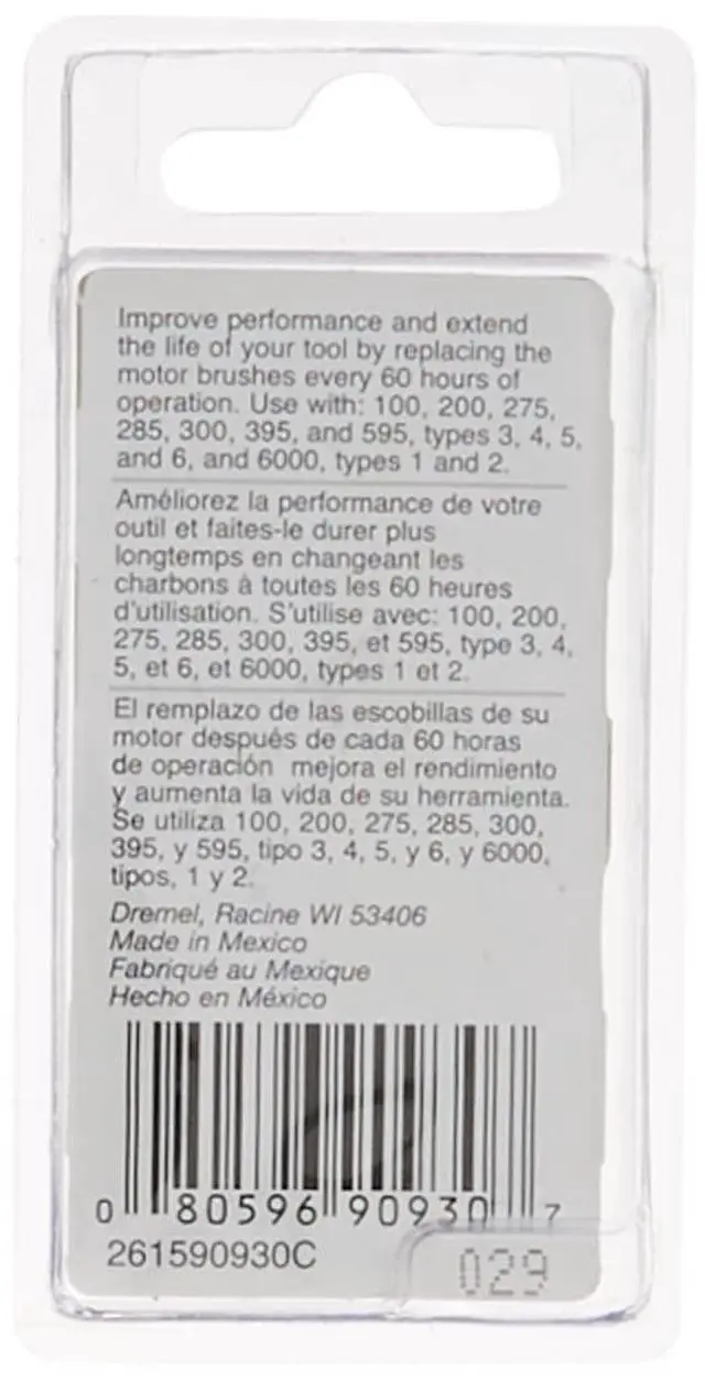 Alt view image 3 of 5 - 90930-05 Carbon Motor Brush Set, Gray
