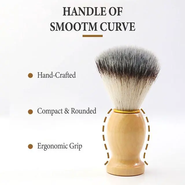 Alt view image 3 of 7 - Shaving Brush for Men,Barber Brush,Shave Brush