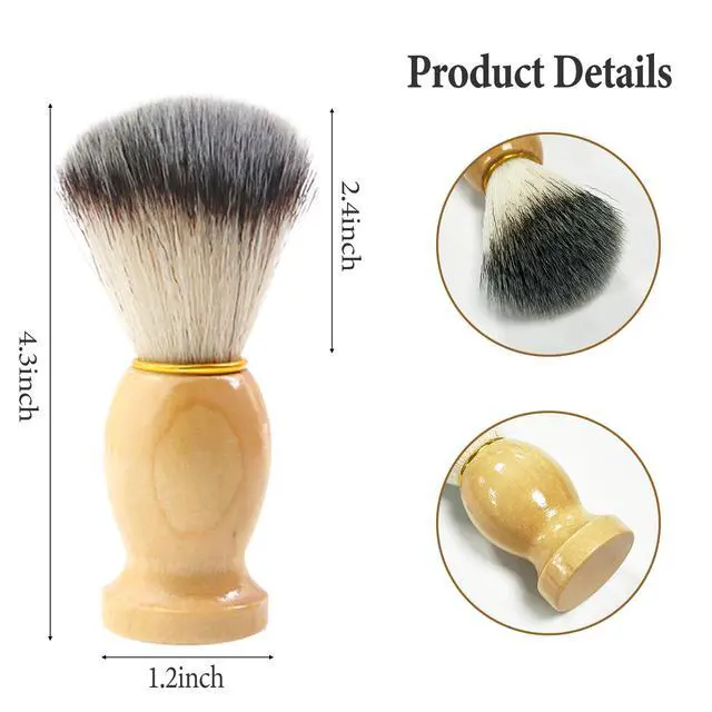 Alt view image 2 of 7 - Shaving Brush for Men,Barber Brush,Shave Brush