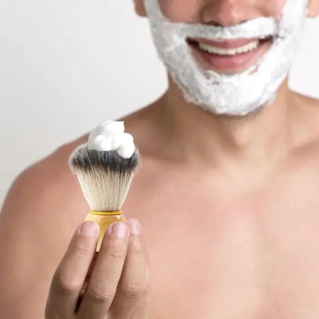 Alt view image 6 of 7 - Shaving Brush for Men,Barber Brush,Shave Brush