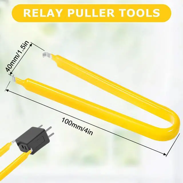Alt view image 2 of 7 - 6 Pcs Automobile Fuse Puller Pliers Set Car Fuse Remover Set Fuse Puller Tool for Car Relay Puller Universal Fuse Removal Tool for Replacing Car Fuses Automotive Fuse Removal Tool Relay Puller Pliers