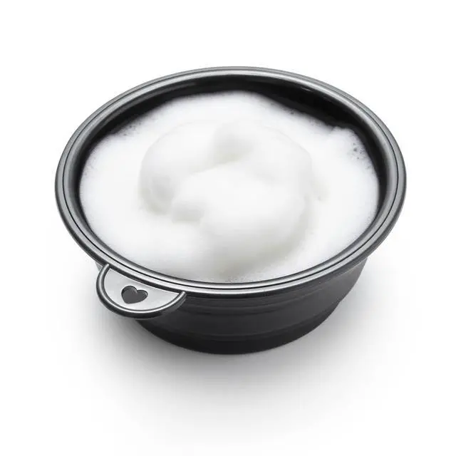 Alt view image 7 of 7 - SPOSAFE Foldable Shaving Soap Bowl Portable, Easy-to-Carry Shaving Soap Cup for Wet Shave, Travel Shaving Lather Bowl/Shaving Mug Compatible with Shave Cream & Soap for Men (Black)