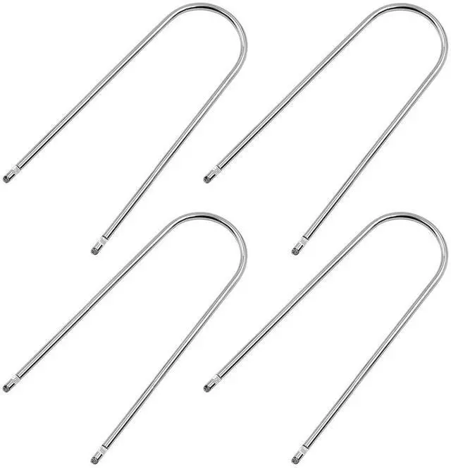 Main image of Norkmdi 4PCS Car Radio Removal Pry Tool, U-Shaped Stainless Steel Vehicle Stereo Release Tool Kit, Automotive Audio DVD CD Host Disassembly Remover, Universal for Most Vehicles