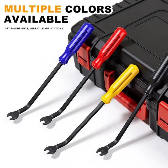 Alt view image 7 of 7 - Car Clip Removal Tool, Fastener Remover Kit, Push Pin Removal Tool, Yellow | Auto Door Panel Removal Tool Plastic Rivet Removal Tool Automotive Trim Removal Tool