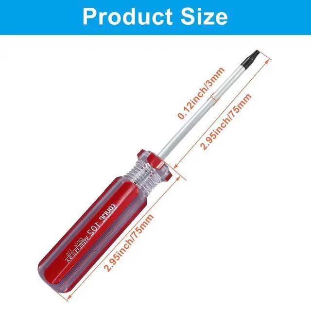 Alt view image 3 of 6 - T10 Torx Screwdriver, Magnetic Star Security Screw Driver | Computer Repairing, Home Appliances, Automobile Tools