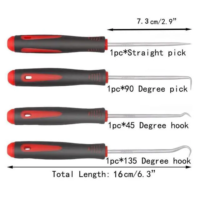 Alt view image 3 of 7 - Short Set,Oil Seal Hook, Pull Out The Hook, Oil Seal Screwdriver Pull Out and Remove.Assembly and Removal of Small Parts,Automobile, Electronics Home Repair Tools