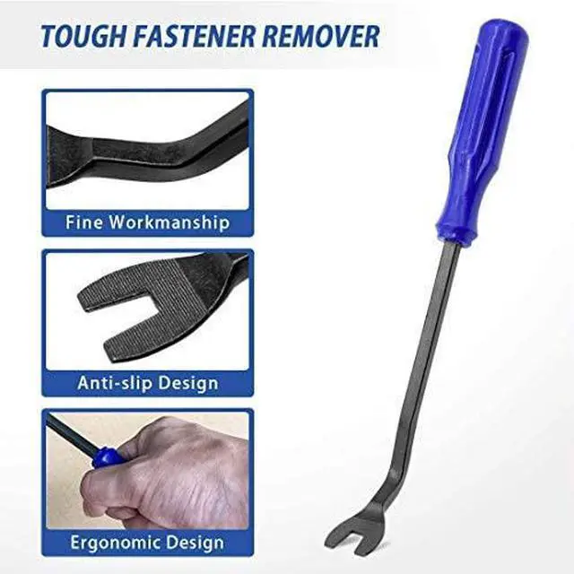 Alt view image 5 of 5 - XLSFPY Auto Trim Rivet Removal Tool Kit, Fastener Car Panel Door Interior Window Tool, Auto Clip Fastener Remover Pry Tool, Clip Puller Rivet Removal Tool