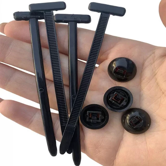 Alt view image 6 of 7 - Nylon Universal Cable Tie Buckle, 2025 New Heavy Duty Self-Locking Nylon Zip Ties Holder, Car Plastic nylon Zip Ties, Multipurpose Plastic Cable Ties Tool for Car Daily Repair Quick Fix(100pcs)