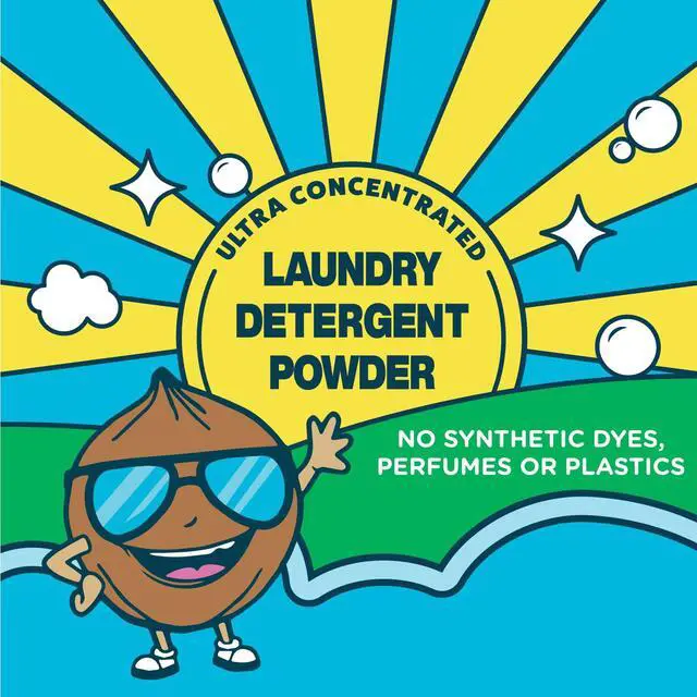 Alt view image 2 of 7 - Laundry Powder, 6 Loads, 1.8 oz Travel Size | Fragrance-Free, Biodegradable, Plastic-Free, Zero Plastic, Detergent, Suitable for HE Machines